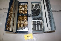 2 - SETS OF HI SPEED STEEL DRILL BITS