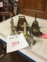brass 1920's bell, misc. Bells