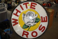 "WHITE ROSE" SIGN - DOUBLE SIDED