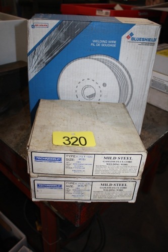 BLUESHIELD .035 LA S-6 WELDING WIRE (50 LBS), 2 - .035 WELDING WIRE (10 LBS)