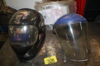 WELDING HELMET, FACE SHIELD, 5 NEW FACE SHIELD REPLACEMENTS