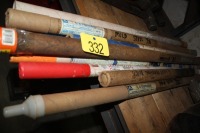 ASSORTED BRASS, STEEL & BRONZE RODS