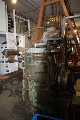 PARKSON 2 TON MODEL MT 1123 MILLING MACHINE W/ 5 HP MOTOR