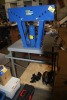 POWER FIST 16 TON HYD. PIPE BENDER ON METAL TABLE W/ WHEELS & ATTACHMENTS - 3