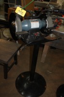 PRO POINT 8" BENCH GRINDER ON HEAVY DUTY BASE