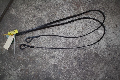 SET OF BRAIDED ENGLISH REINS