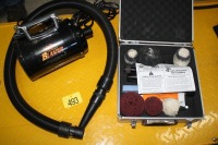 HEADLIGHT & WHEEL POLISHER, AIR FORCE BLASTER MOTORCYCLE DRYER