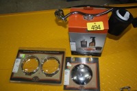 HARLEY DAVIDSON CLEANER KIT, CUP HOLDER, LAMP RINGS, FUEL TANK COVER