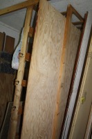 4' X 8' SHEET OF 1/2" FIR - GOOD ONE SIDE