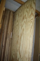 4' X 8' SHEET OF 1/4" FIR - GOOD ONE SIDE