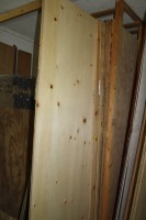 2 - 4' X 8'SHEETS OF 1/4" KNOTTY PINE - GOOD ONE SIDE