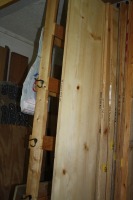 4' X 8' SHEET OF 3/4" KNOTTY PINE - GOOD TWO SIDES