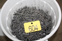 3/4 PAIL OF 1 3/4" RING FLOOR NAILS