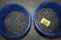 2 - 1/2 PAILS OF 2 1/2" RING FLOOR NAILS