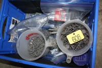 QUANTITY OF FINISHING NAILS, LAG BOLTS, CEMENT ANCHORS, 6" ARDOX SPIKES, INSULATION NAILS