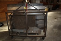 HEAVY DUTY STEEL TROLLEY ON CASTORS