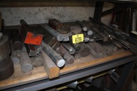 LARGE QUANTITY OF SHAFT PIECES 7 ASSORTED STEEL