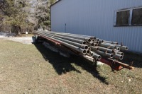APPROX. 55 LENGTHS OF 4" IRRIGATION PIPE W/ TRAILER