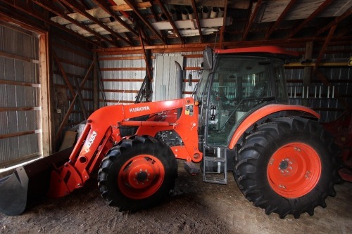 2014 KUBOTA M9960 FWA W/ LA1353 LOADER & BUCKET