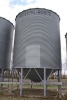 WESTEEL 3800 BU. HOPPER BIN ON SKIDS W/ CALDWELL 220 VOLT FAN MODEL F18-31