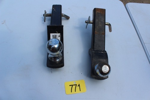 2 RECEIVER HITCHES - 1 7/8" & 2 5/16" BALLS