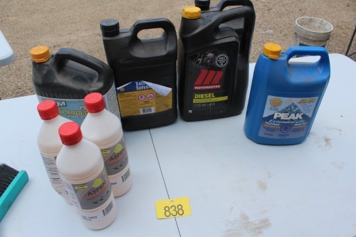 ANTI FREEZE, SOLVENT, ASPEN 2, DIESEL 15-40