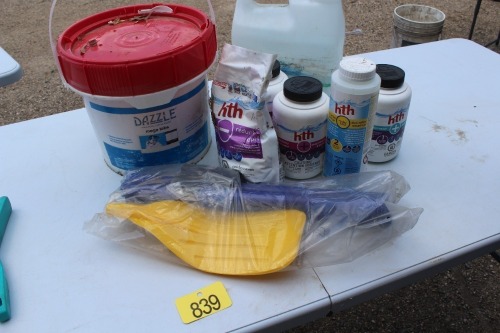 PH INCREASER & DECREASER, ALGEACIDE, PADDLES