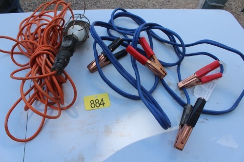 TROUBLE LIGHT, BOOSTER CABLES