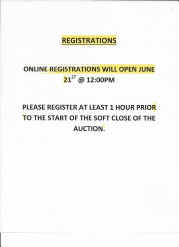 REGISTRATIONS